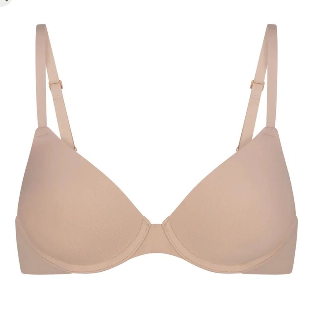SKIMS FITS EVERYBODY T-SHIRT BRA‎ MICA 32C NWT